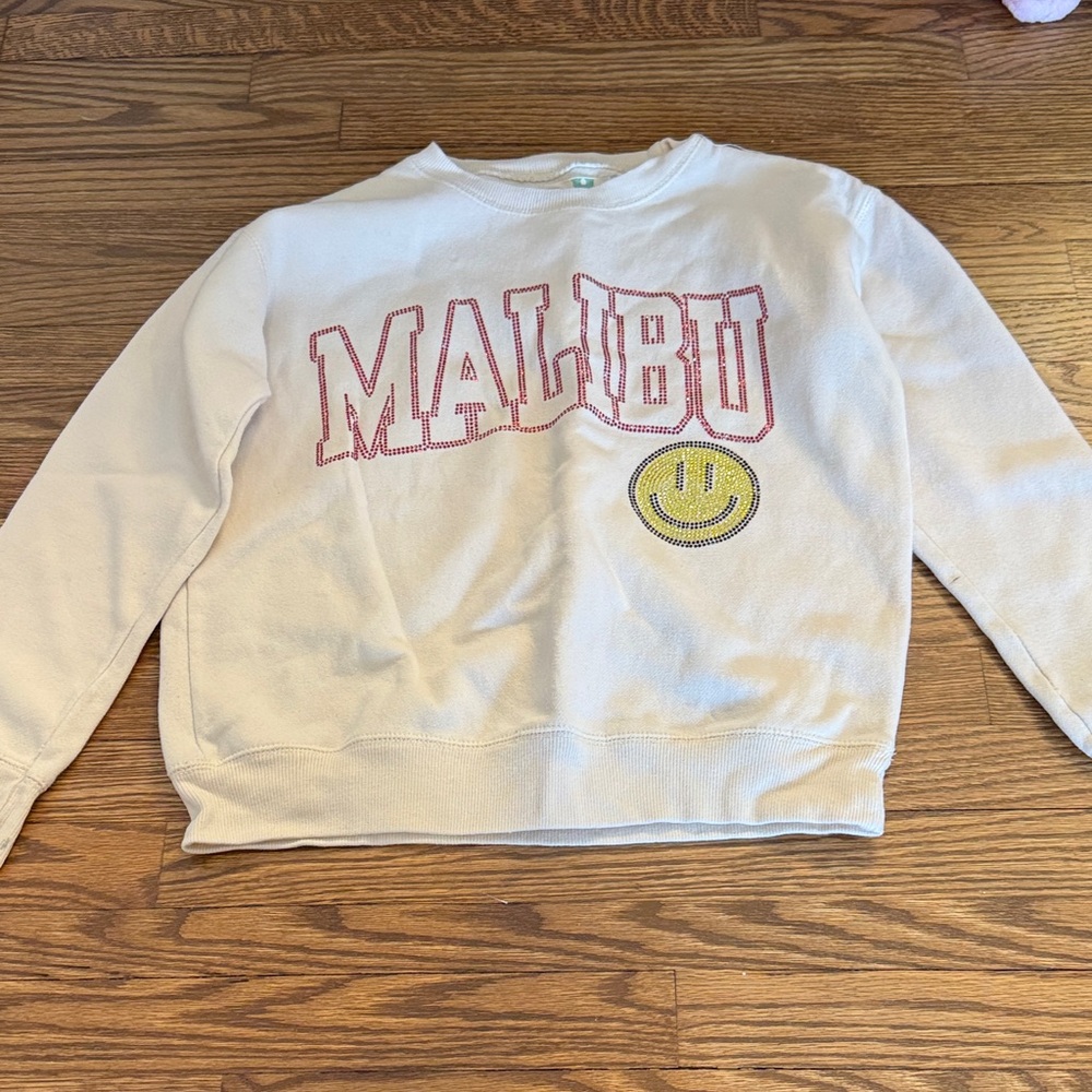 Vintage Havana Cream Malibu Sweatshirt Size Small